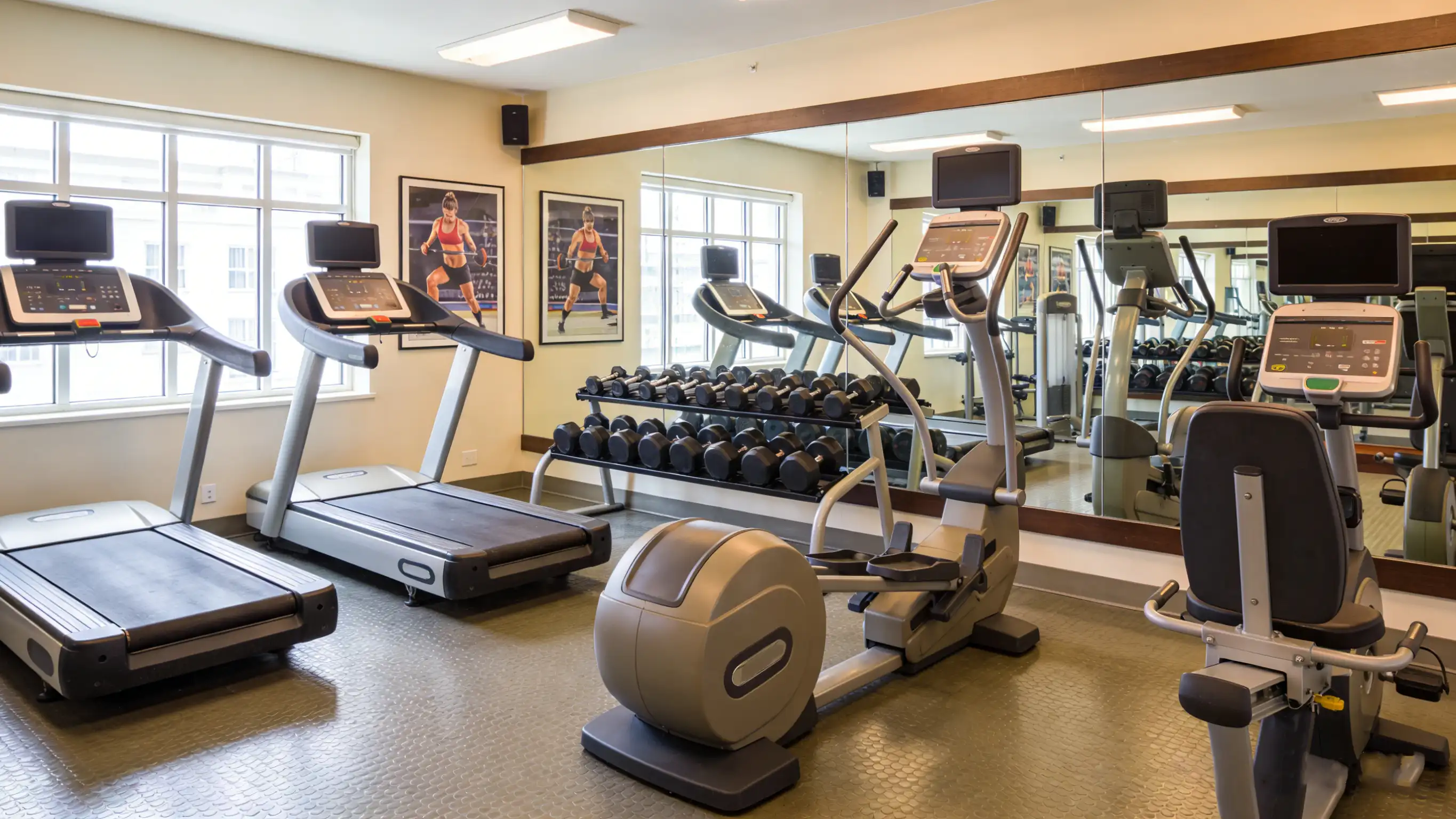 How to Equip Corporate Gyms, Home Gyms, and Fitness Studios Under 100 Square Meters?