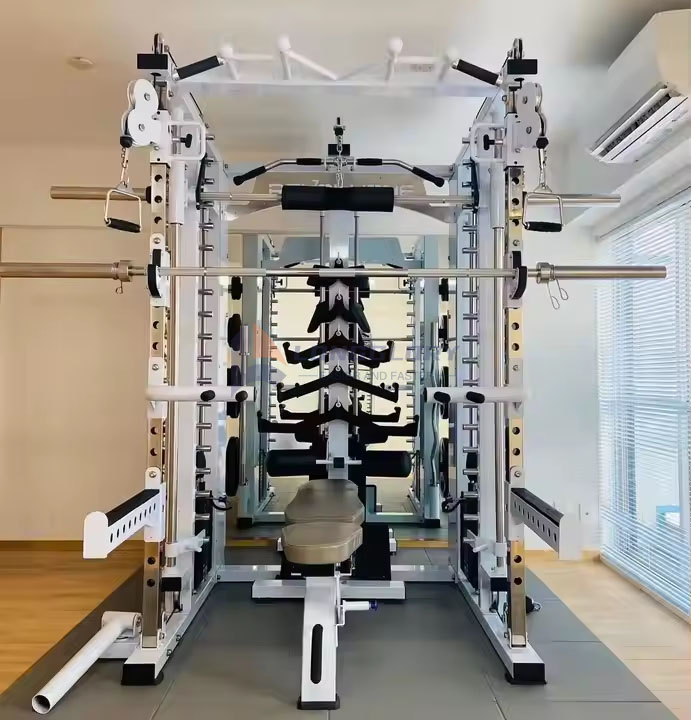 Smith Full-body Muscle Training Machine Plate Loaded Steel Fitness Equipment For Gym
