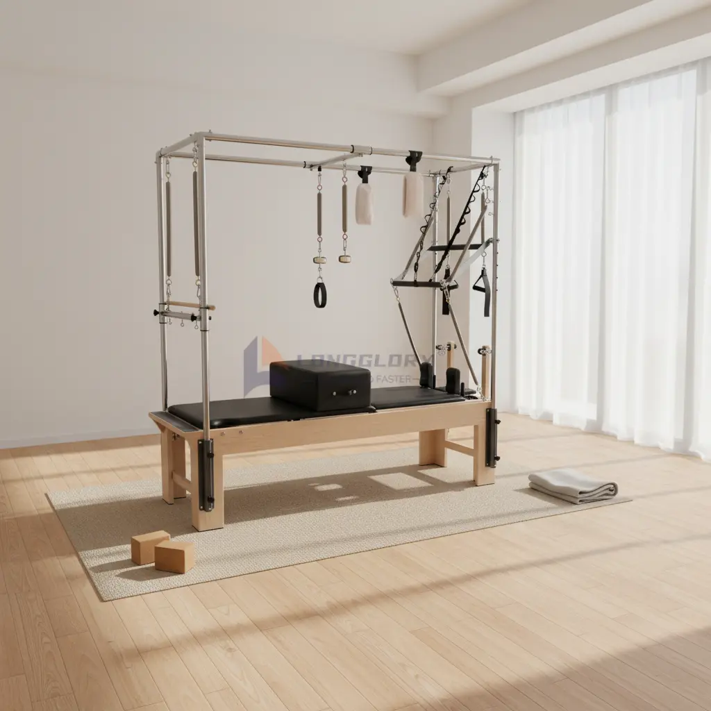 Yoga Exercise Pilates Cadillac Reformer