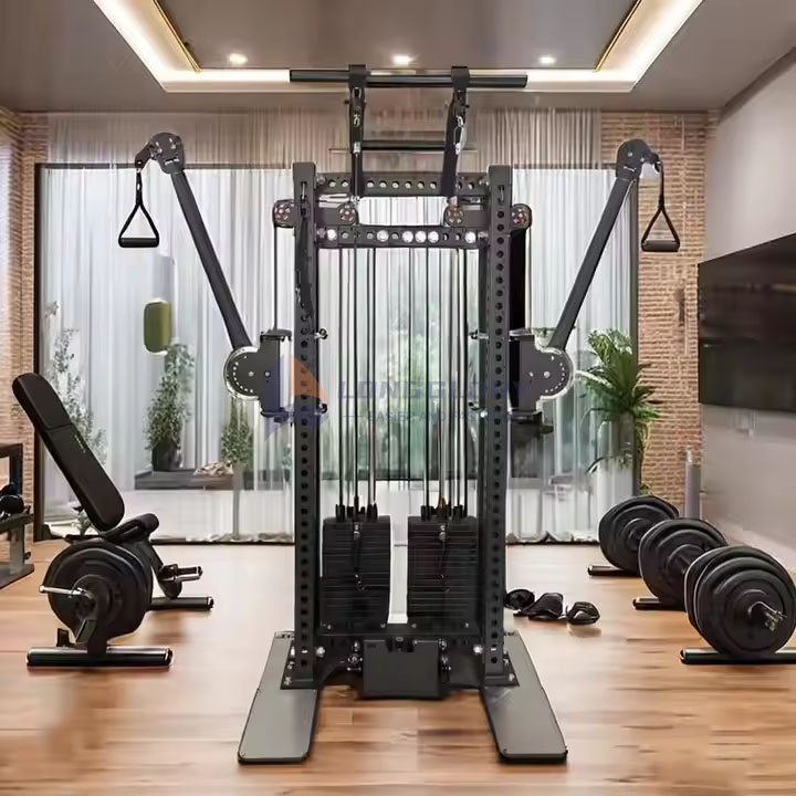Wall Mounted Dual Adjustable Pulley System