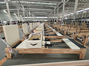 White Oak Pilates Reformer